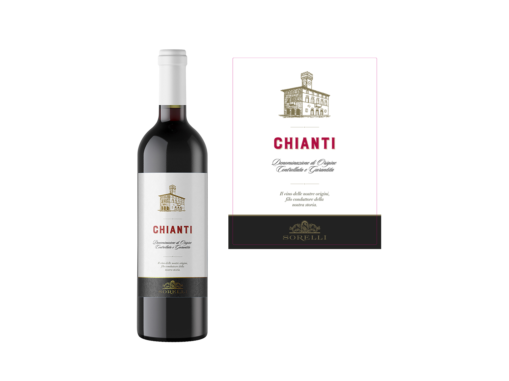 New Chianti Label – Sorelli Restyling
